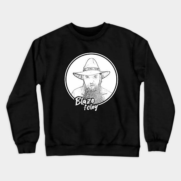 Blaze Foley Crewneck Sweatshirt by Degiab